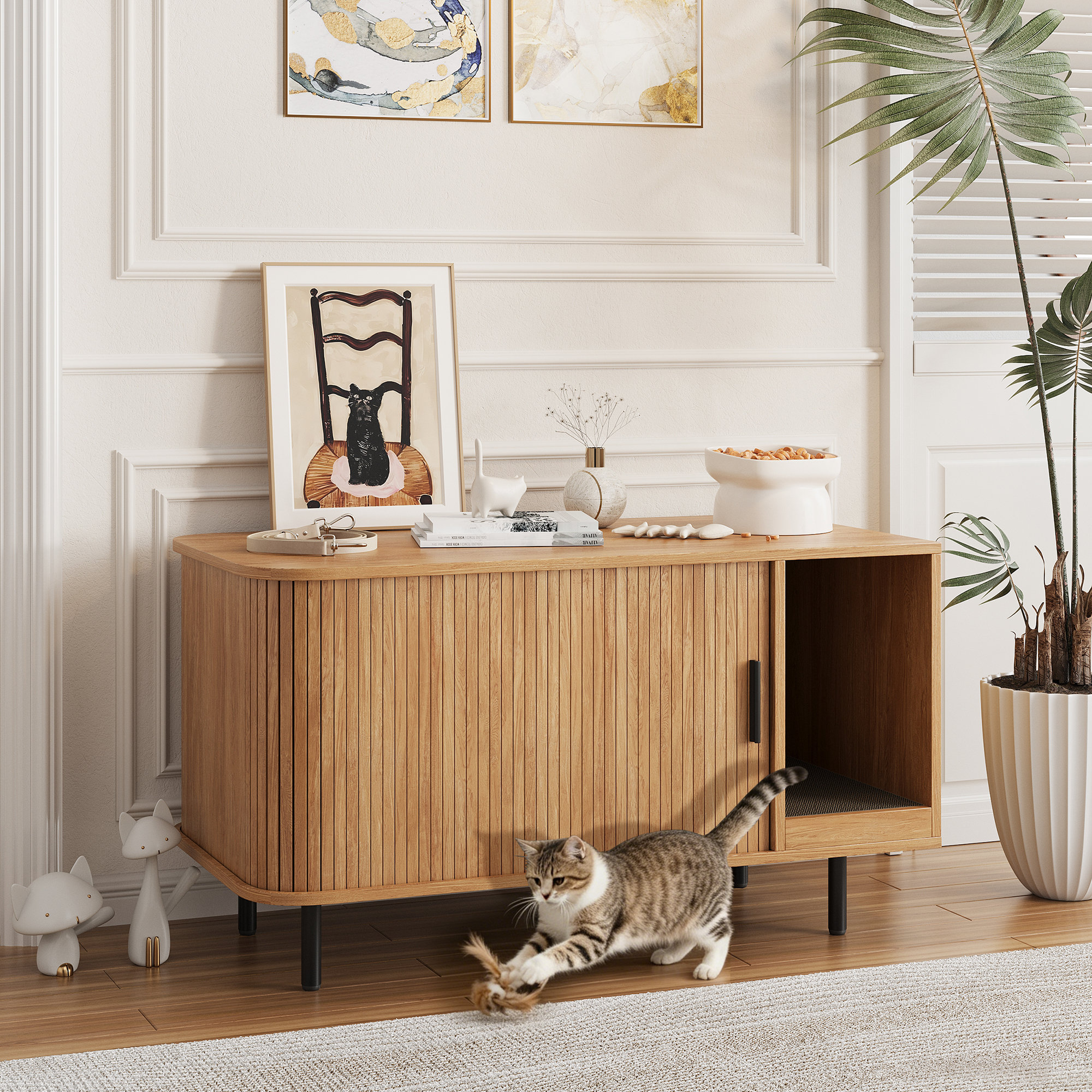 Cat+Litter+Box+Enclosure+With+